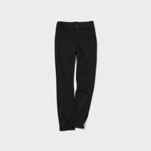 Uniqlo Ultra Stretch (With Back Pockets) Pantaloni Ragazza Nere | CHUEMS312