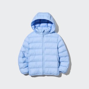 Uniqlo Warm Imbottito Washable Parka Ragazza Blu | KWDVJS281