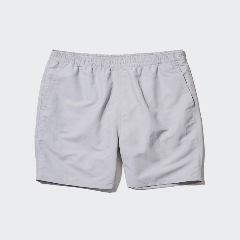 Uniqlo Active Swim Pantaloncini Grigie Chiaro | NSMDQU195