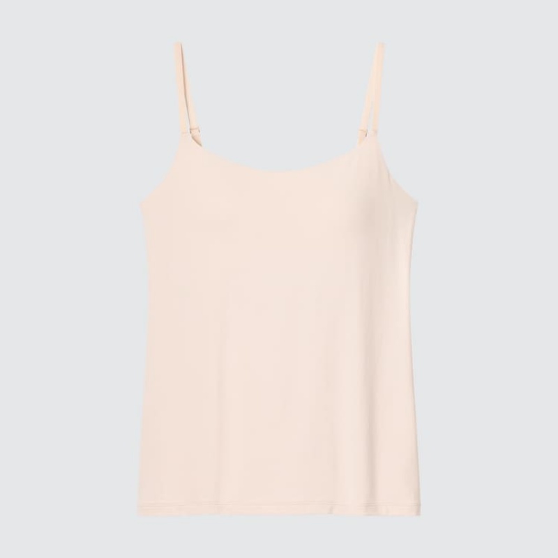 Uniqlo Airism Camisole Gilet Beige | EFNSUY805