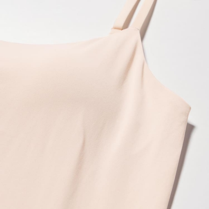 Uniqlo Airism Camisole Gilet Beige | EFNSUY805