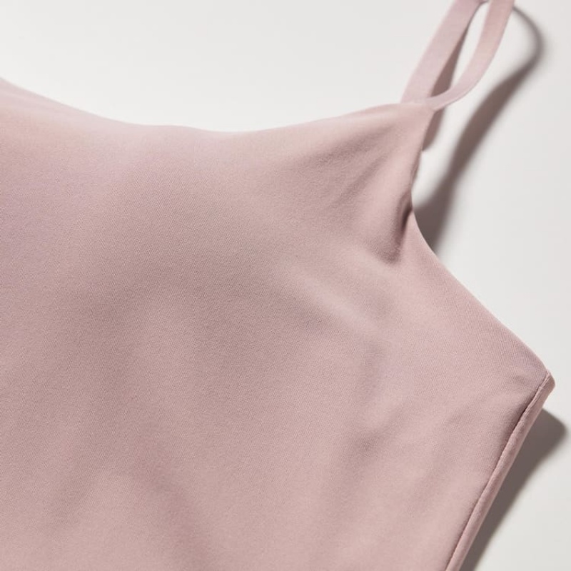 Uniqlo Airism Camisole Reggiseni Rosa | YXOZVJ582