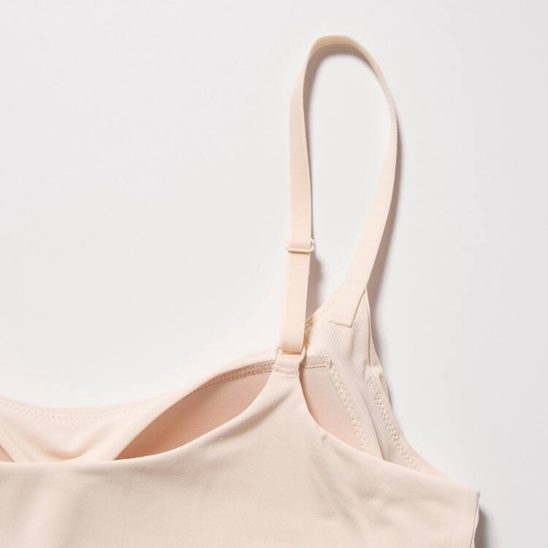 Uniqlo Airism Camisole Top Beige | YCIHQS013