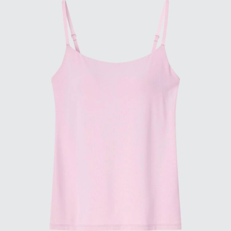 Uniqlo Airism Camisole Top Rosa | WGTQKV152