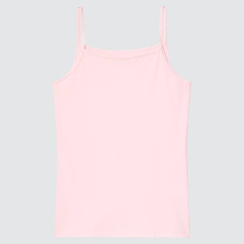 Uniqlo Airism Cotone Blend Camisole Top Ragazza Rosa | JUDGWX428