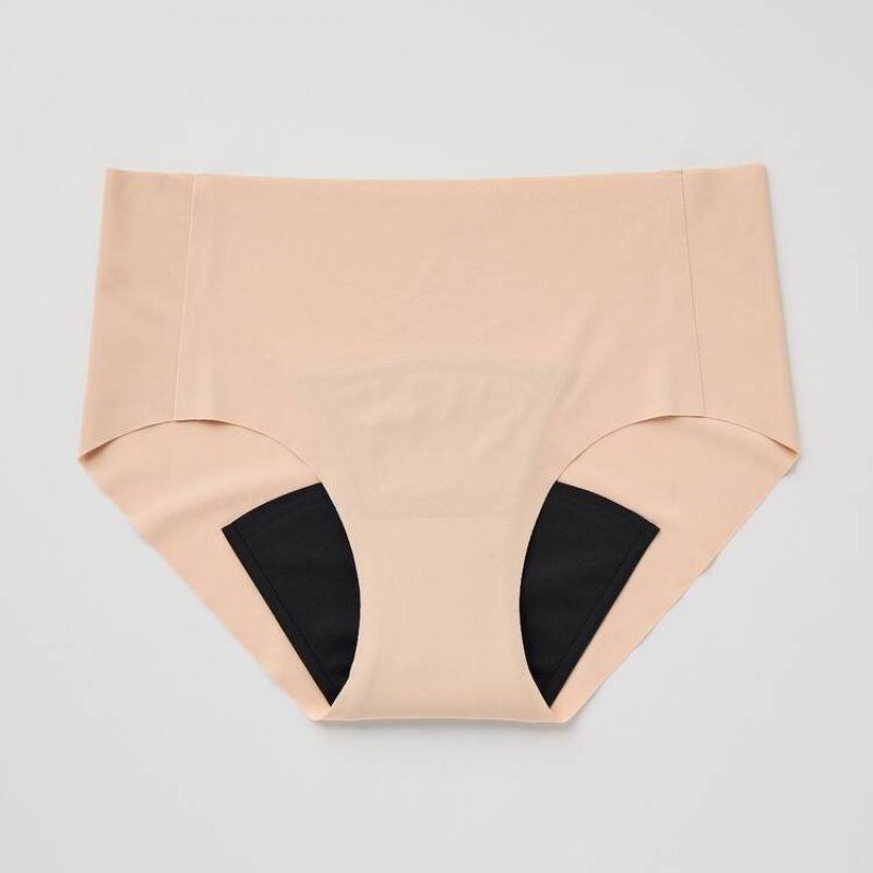 Uniqlo Airism Hiphugger Period Pants (Light Absorbency) Biancheria Intima Corallo | YLSKFQ231