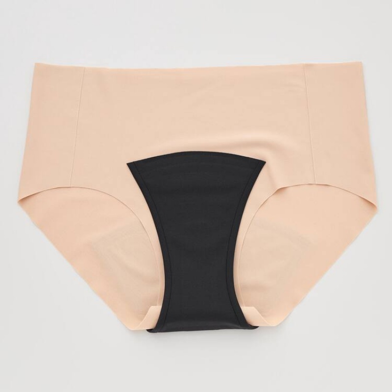 Uniqlo Airism Hiphugger Period Pants (Light Absorbency) Biancheria Intima Corallo | YLSKFQ231