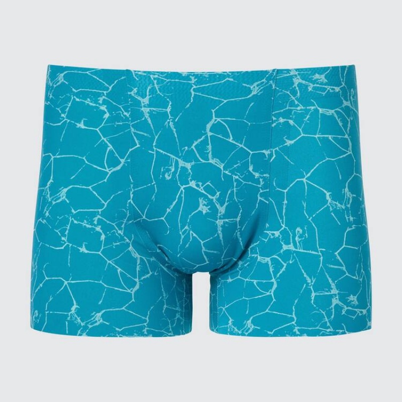 Uniqlo Airism Seamless Categoria Boxers Biancheria Intima Verdi | SYXALF204