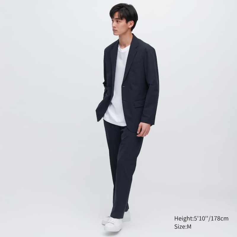 Uniqlo Airsense Ultra Light Giacche Blu Marino | EAZCFU095