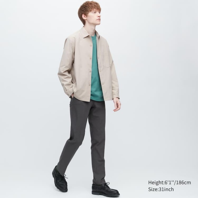 Uniqlo Airsense Ultra Light Lana Vergine-like Completo Grigie Scuro | NEGLTY018