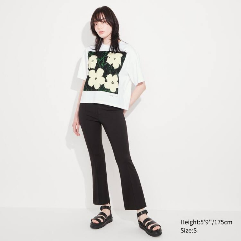 Uniqlo Andy Warhol Flowers Collezioni Ut Grafica Magliette Bianche | ARZMTD549