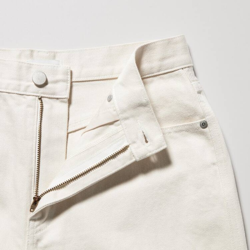 Uniqlo Baggy Jeans Bianche | XVQWEY016