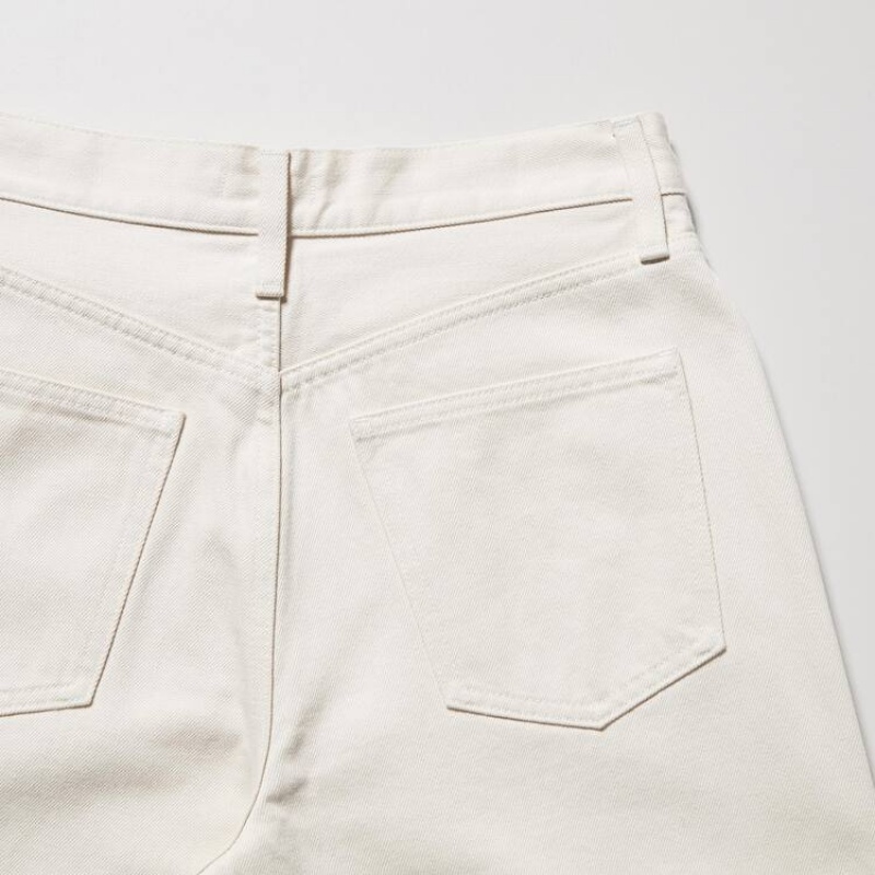 Uniqlo Baggy Jeans Bianche | XVQWEY016