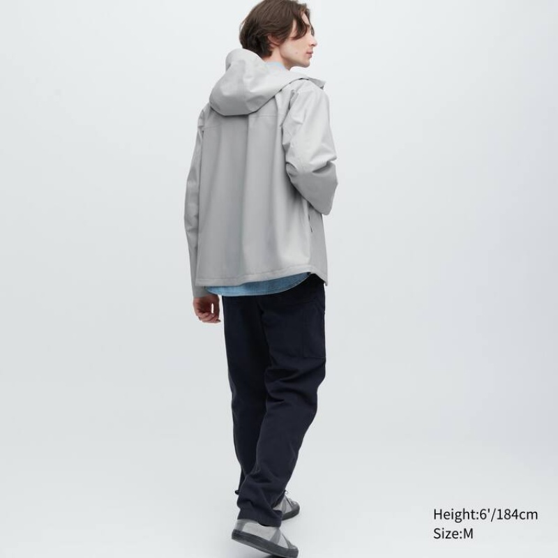 Uniqlo Blocktech 3d Cut Parka Grigie | ZSDAHK961