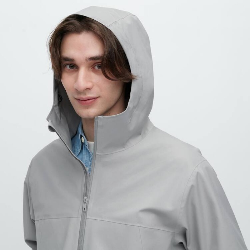 Uniqlo Blocktech 3d Cut Parka Grigie | ZSDAHK961