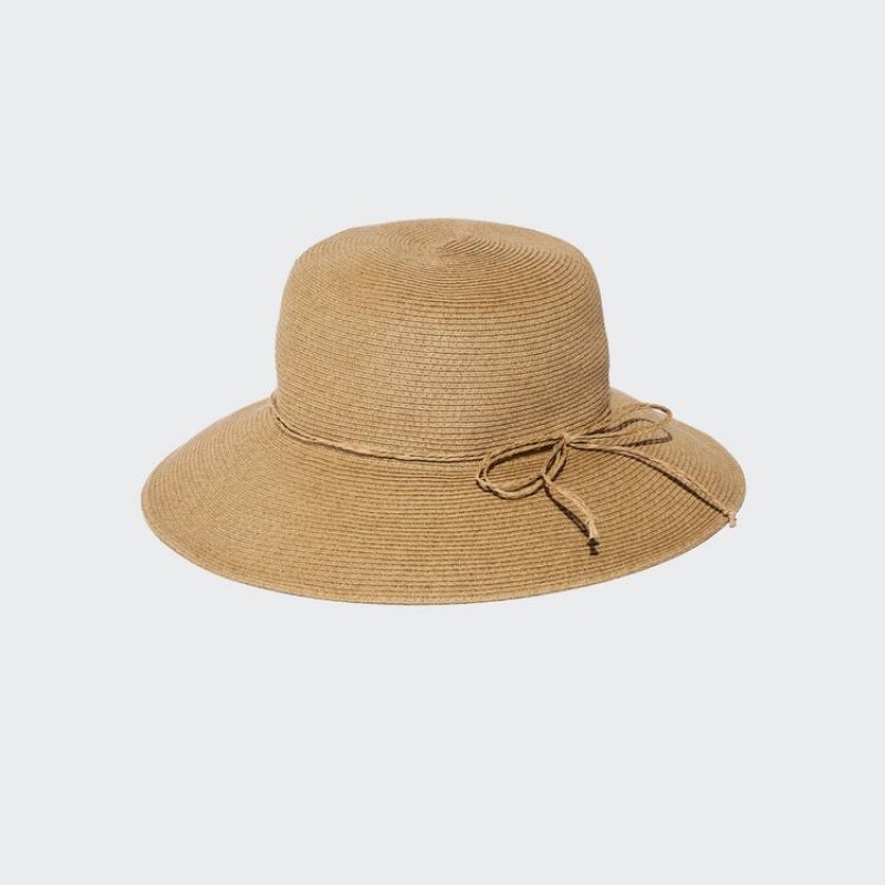 Uniqlo Braided Cappelli Marroni | HTCEGI735