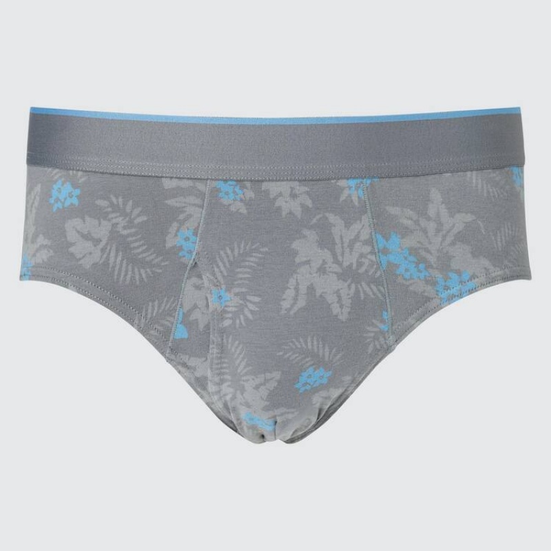 Uniqlo Briefs Biancheria Intima Grigie | FSPDER517