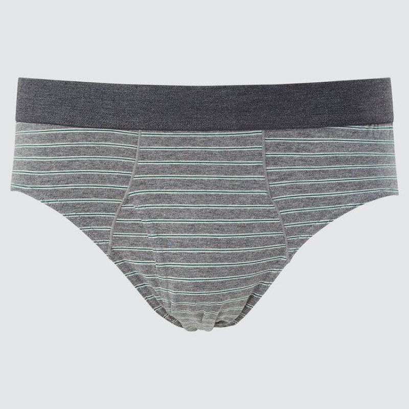 Uniqlo Briefs Biancheria Intima Grigie | ECVWNB049