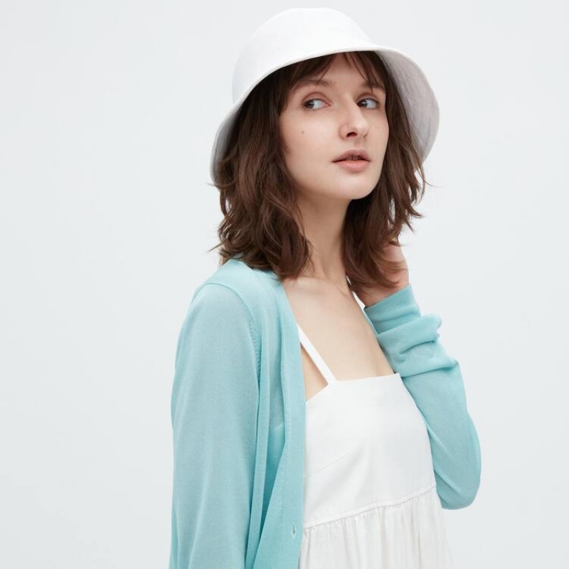 Uniqlo Bucket Cappelli Bianche | SPOIVM734