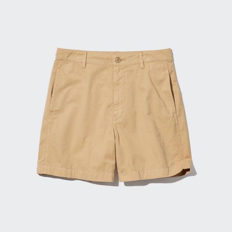 Uniqlo Chino Pantaloncini Beige | DNIBKG740