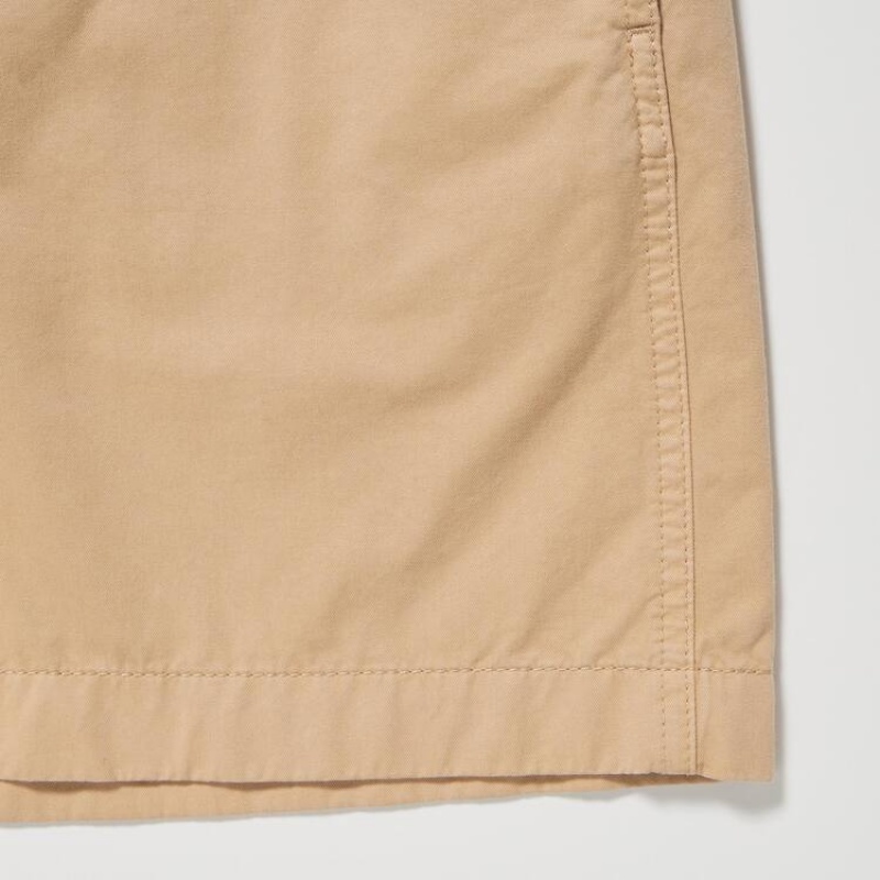 Uniqlo Chino Pantaloncini Beige | DNIBKG740