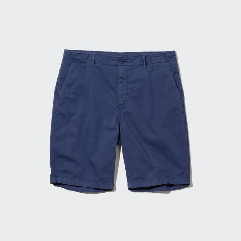 Uniqlo Chino Pantaloncini Blu | VZRXFP491