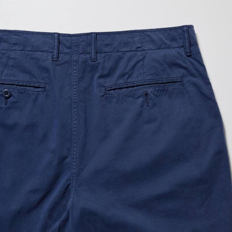 Uniqlo Chino Pantaloncini Blu | VZRXFP491