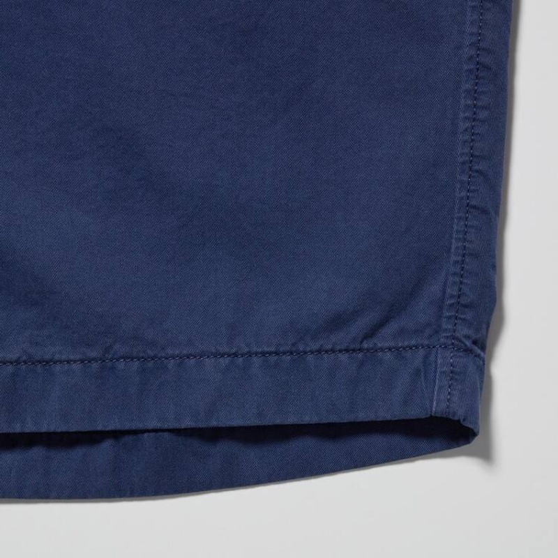 Uniqlo Chino Pantaloncini Blu | VZRXFP491