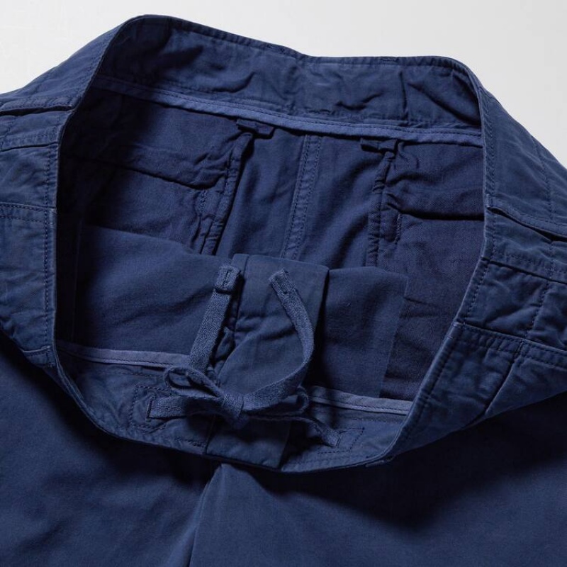 Uniqlo Chino Pantaloncini Blu | VZRXFP491