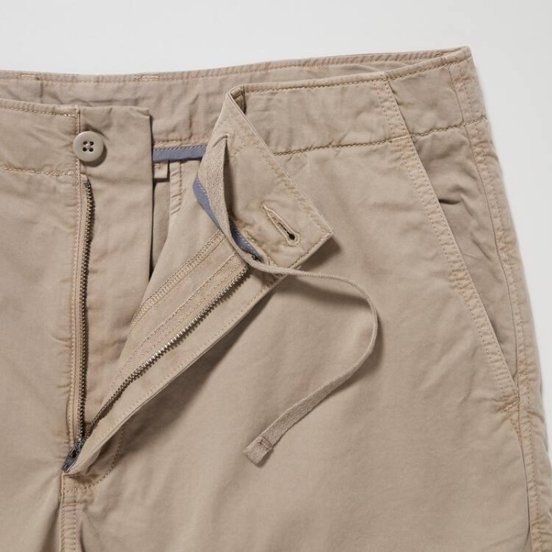 Uniqlo Chino Pantaloncini Khaki | JABZXM694