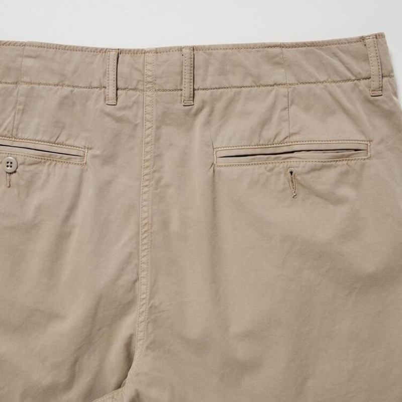 Uniqlo Chino Pantaloncini Khaki | JABZXM694