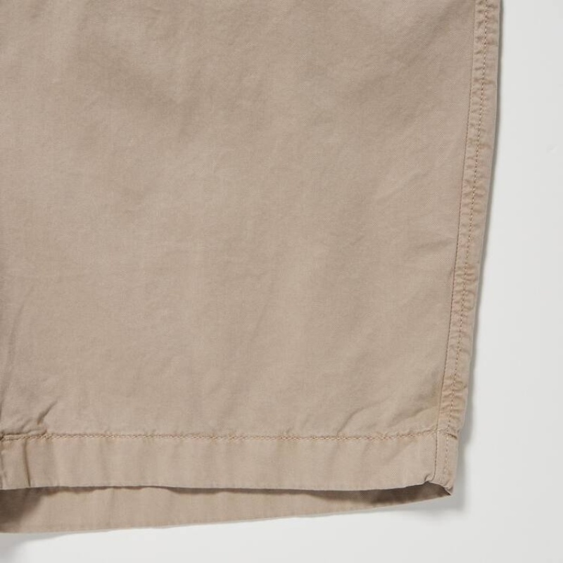 Uniqlo Chino Pantaloncini Khaki | JABZXM694