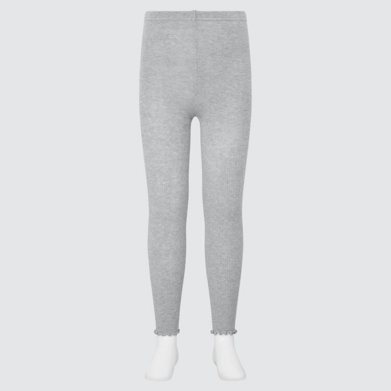 Uniqlo Costine Ankle Length (2021 Season) Leggings Ragazza Grigie | ZSRJVC918