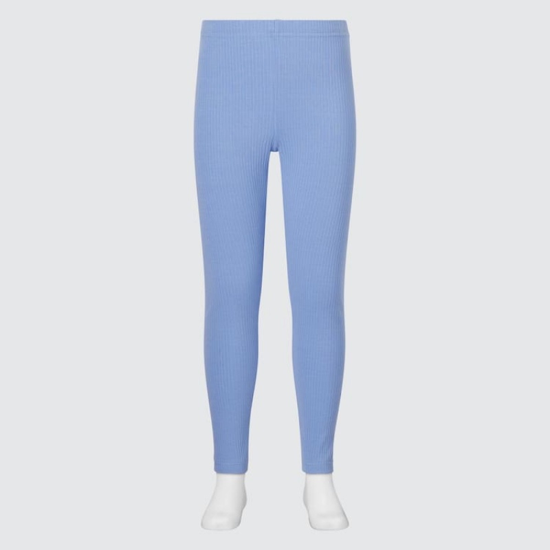 Uniqlo Costine Leggings Ragazza Blu | IOSKVU129