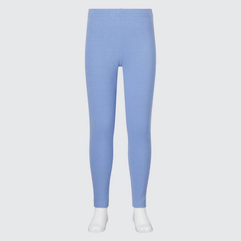 Uniqlo Costine Leggings Ragazza Blu | OLSMHK419