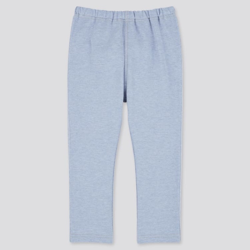 Uniqlo Cotone (2021 Season) Leggings Neonato Blu | FSXCQM643