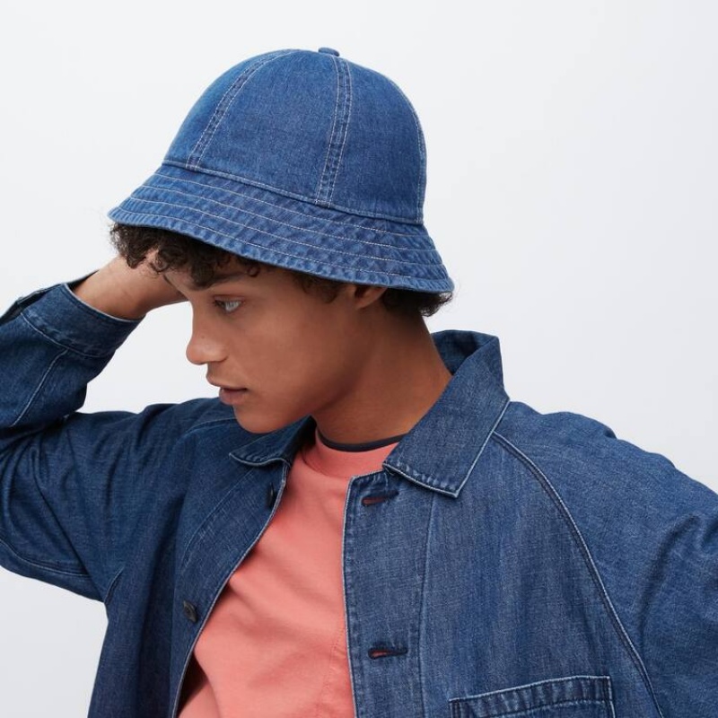 Uniqlo Denim Metro Cappelli Blu | ZIUNKR430