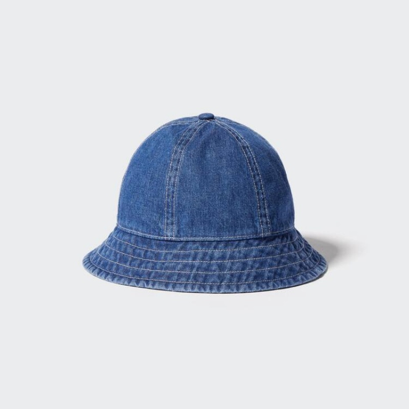 Uniqlo Denim Metro Cappelli Blu | ZIUNKR430