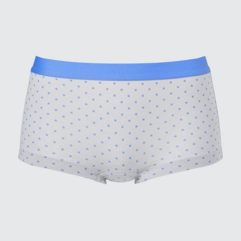 Uniqlo Dotted Boy Biancheria Intima Grigie Chiaro | OECSZH158