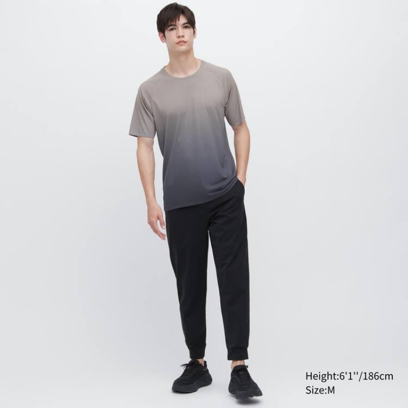 Uniqlo Dry-ex Crew Neck Magliette Grigie | KAFDHZ674