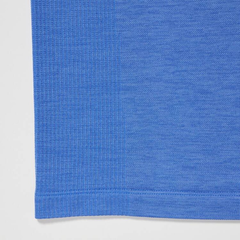 Uniqlo Dry-ex Magliette Polo Blu | CAYDZE215