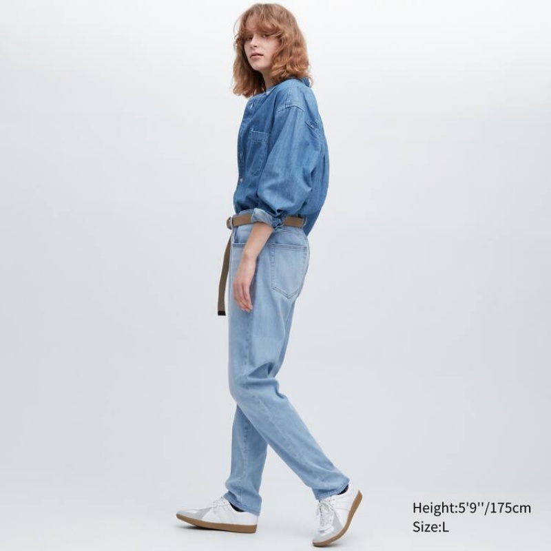 Uniqlo Ezy Ultra Stretch Slim Fit Jeans Blu | MGXECQ312