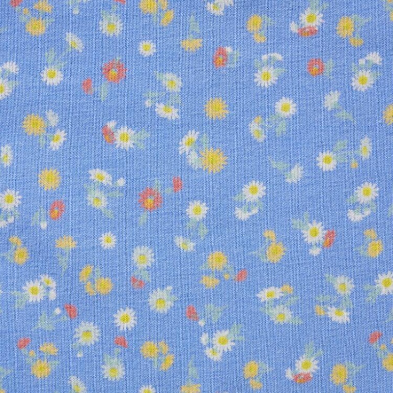 Uniqlo Flower Print Hiphugger Biancheria Intima Blu | CJYQMO374