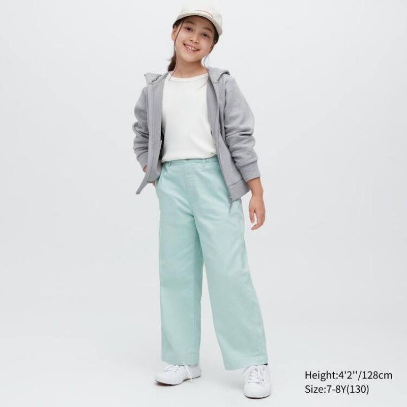 Uniqlo Girlsgy Colour Pantaloni Ragazza Verdi Chiaro | FHJLME752