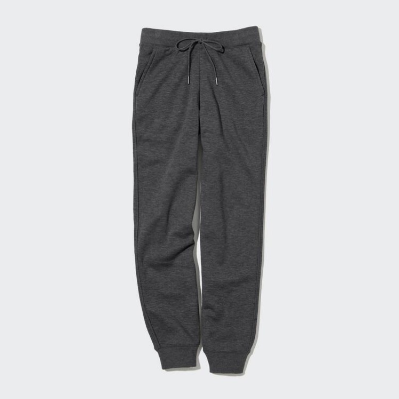 Uniqlo Heattech Pile Foderati (Long) Pantaloni Jogger Grigie Scuro | HFGZYA823