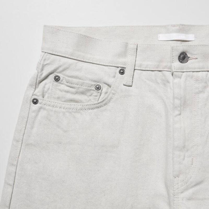 Uniqlo Helmut Lang Classiche Cut Jeans Bianche | SRGPYJ702