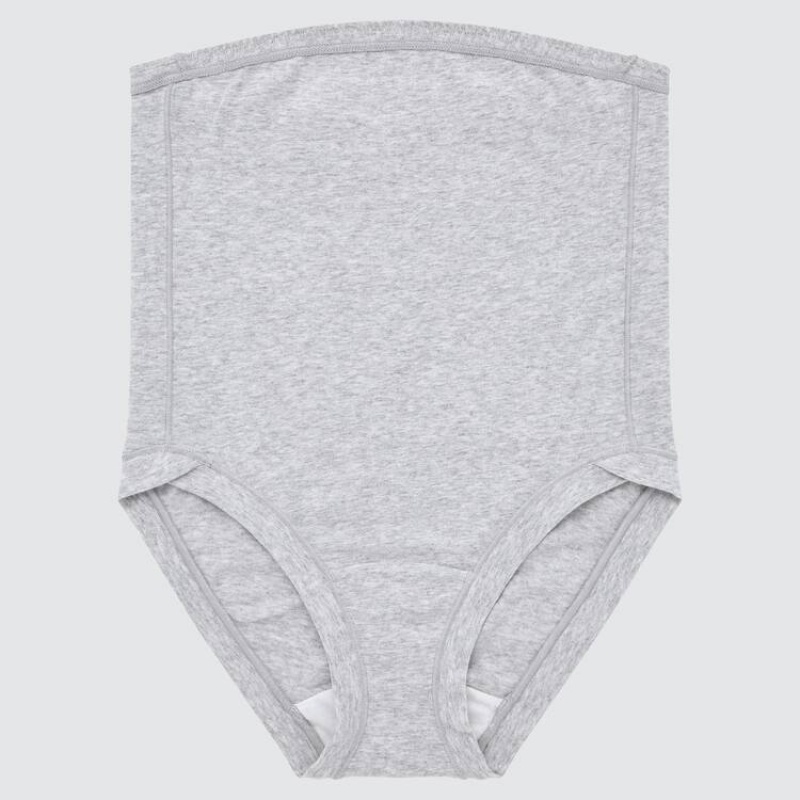 Uniqlo High Rise Maternity (2021 Season) Biancheria Intima Grigie | SLUFIV291