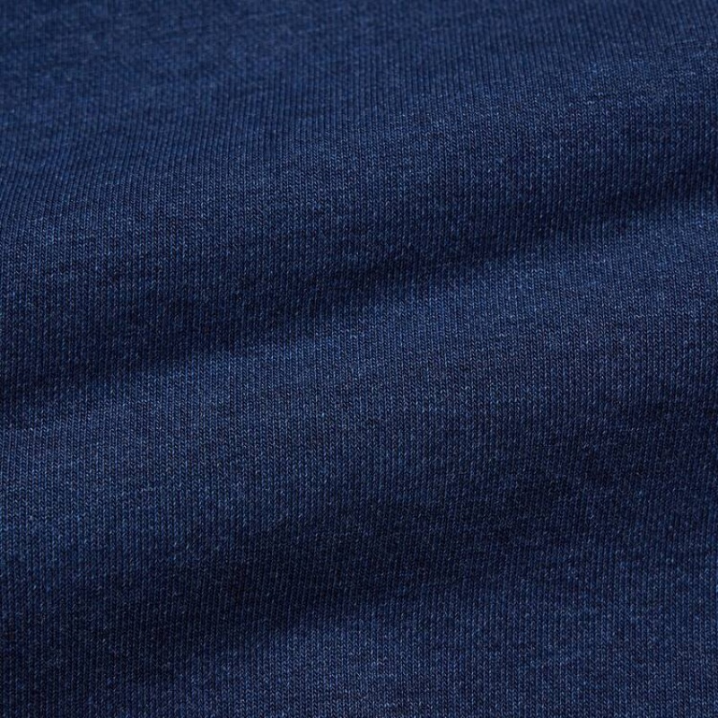 Uniqlo Indigo Sweat Half-zipped Pullover Felpe Blu | LOITBJ473