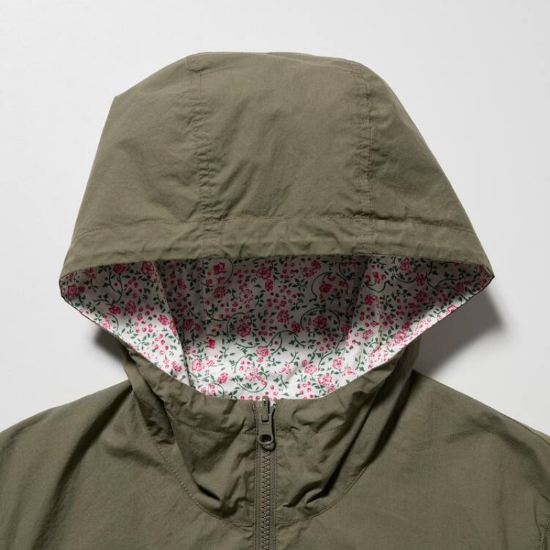 Uniqlo Ines De La Fressange Reversible Parka Verde Oliva | PTUBXH708