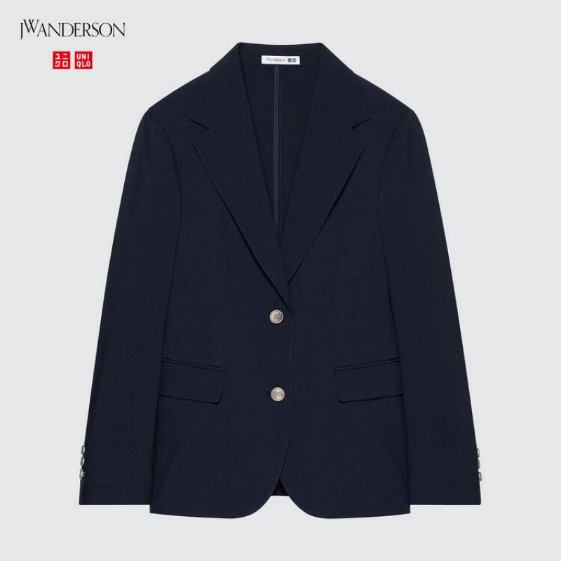 Uniqlo Jw Anderson Airsense Ultra Light Giacche Blu Marino | TPGLWQ067